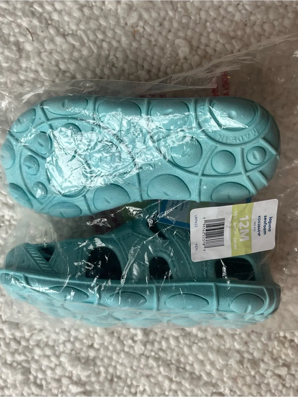 Striderite 360 aqua blue water shoes sandals size 12